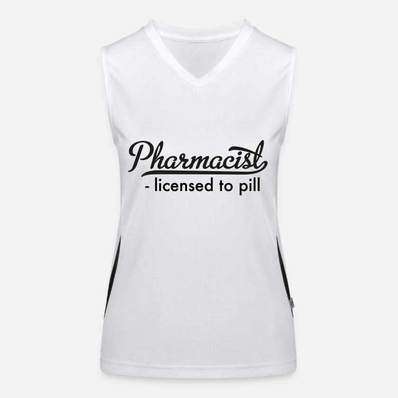 Pharmacist Women's Functional Contrast Tank Top