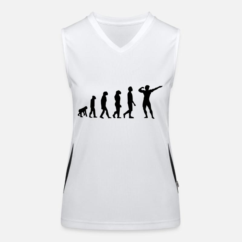 Culturisme évolution Débardeur respirant contrasté Femme