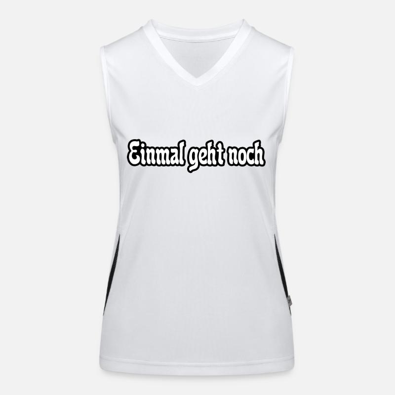 Einmal geht noch Funktionelles Kontrast-Tank Top für Frauen