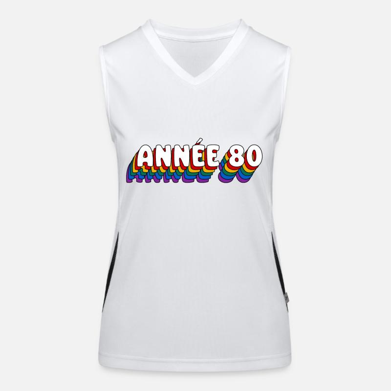YEAR 80 !! Women's Functional Contrast Tank Top