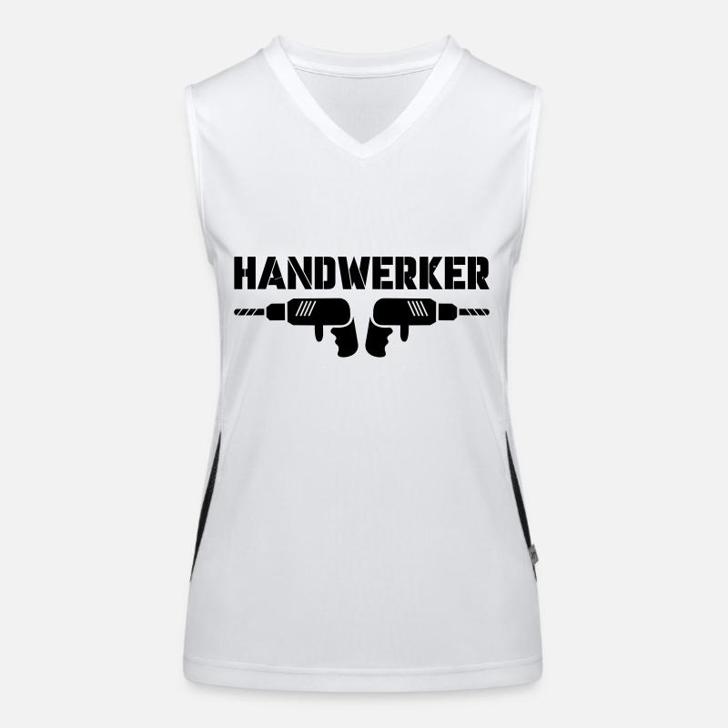 handwerker Funktionelles Kontrast-Tank Top für Frauen