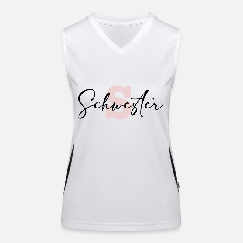 schwester Funktionelles Kontrast-Tank Top für Frauen