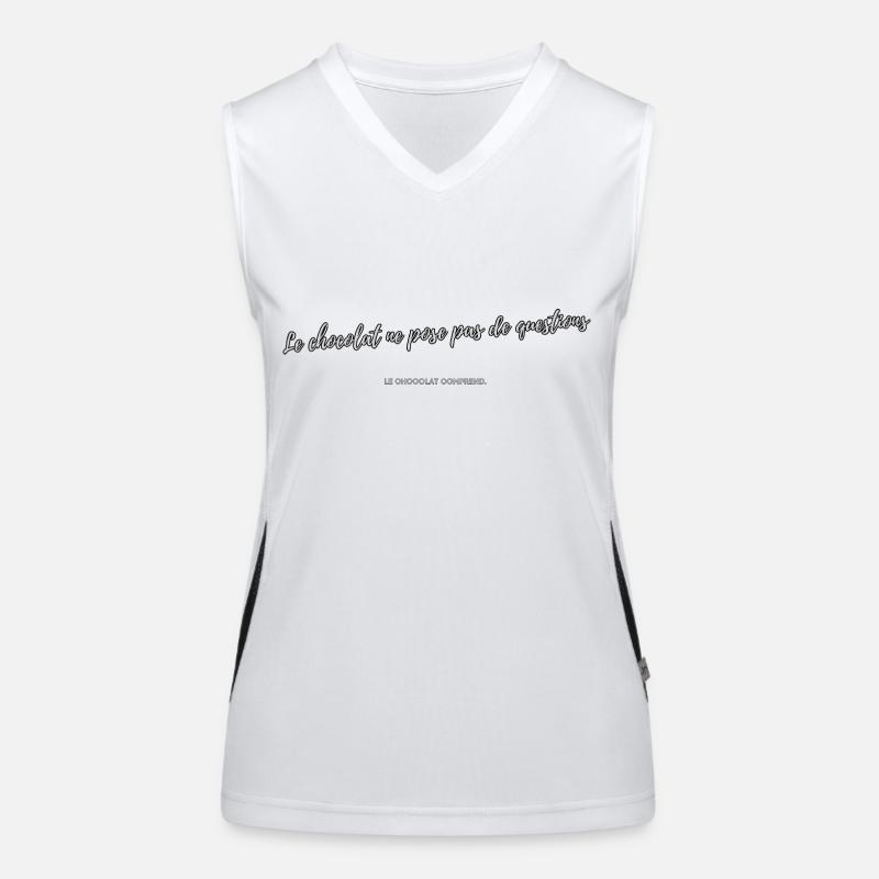Chocolate includes Women's Functional Contrast Tank Top