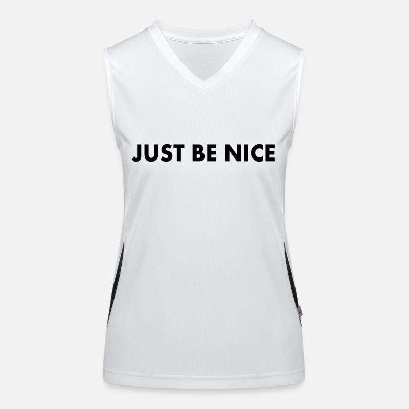 Just be nice Débardeur respirant contrasté Femme