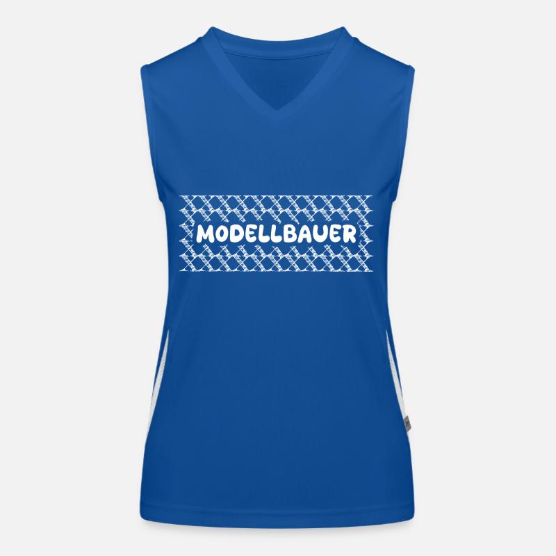 Model builder as a job Women's Functional Contrast Tank Top