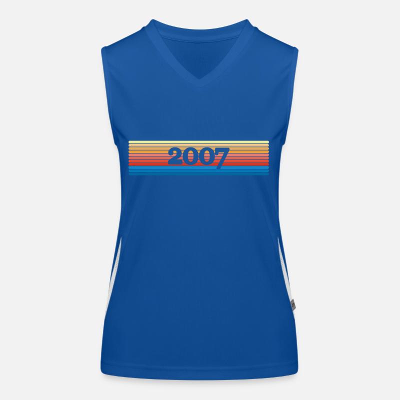 Regenbogen 2007 Funktionelles Kontrast-Tank Top für Frauen