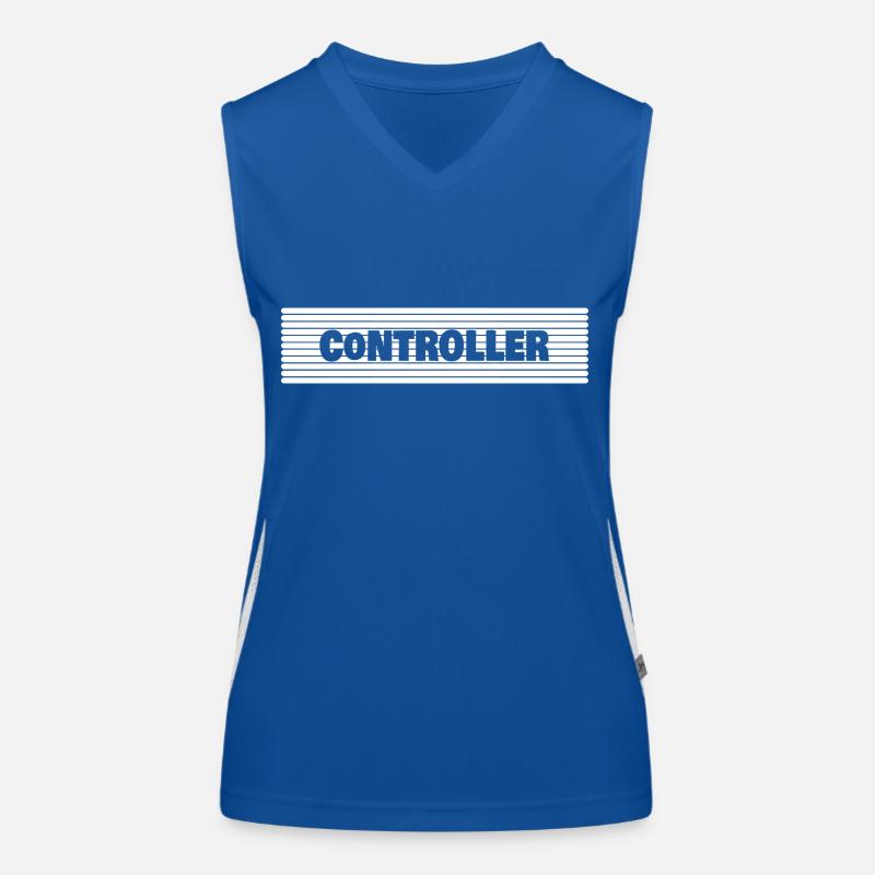 Beruf Controller Funktionelles Kontrast-Tank Top für Frauen