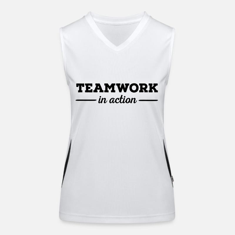 Teamwork Débardeur respirant contrasté Femme