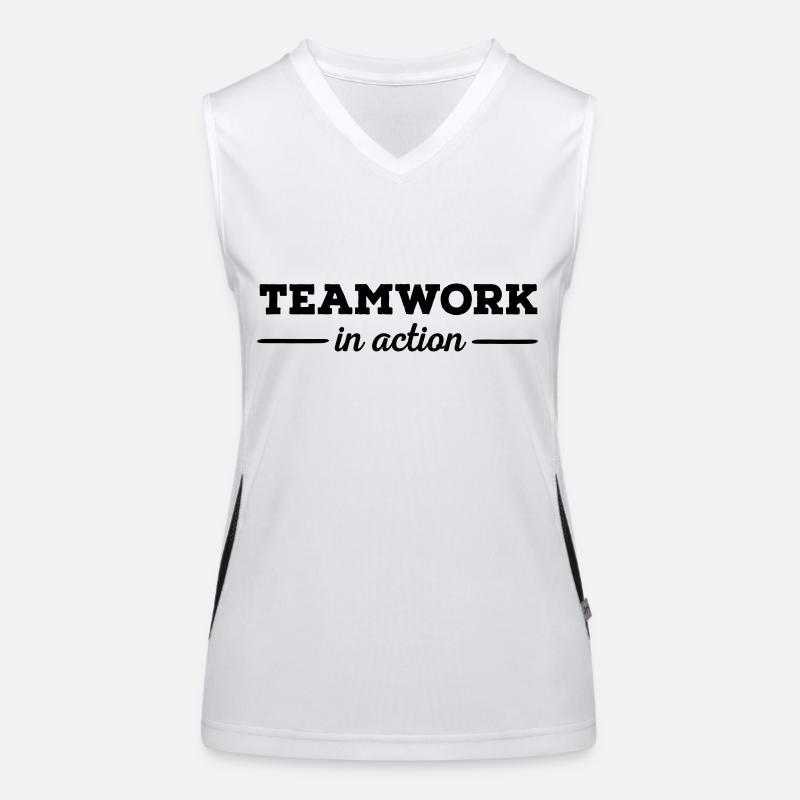 922360 1004360384 teamwork Funktionelles Kontrast-Tank Top für Frauen