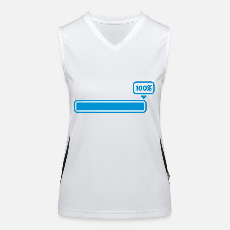 100 % Funktionelles Kontrast-Tank Top für Frauen