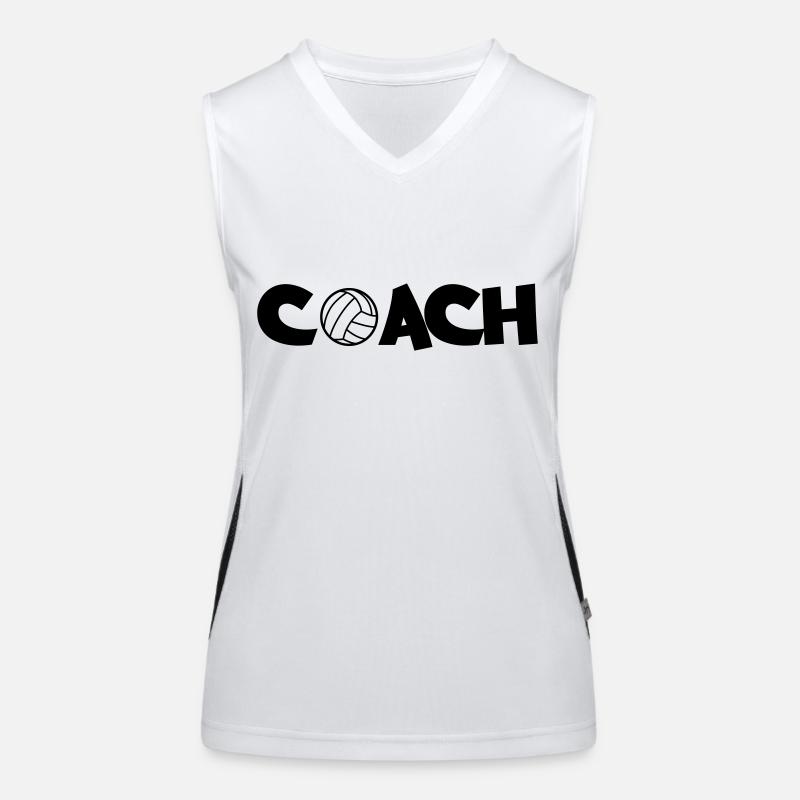 handball_coach Débardeur respirant contrasté Femme