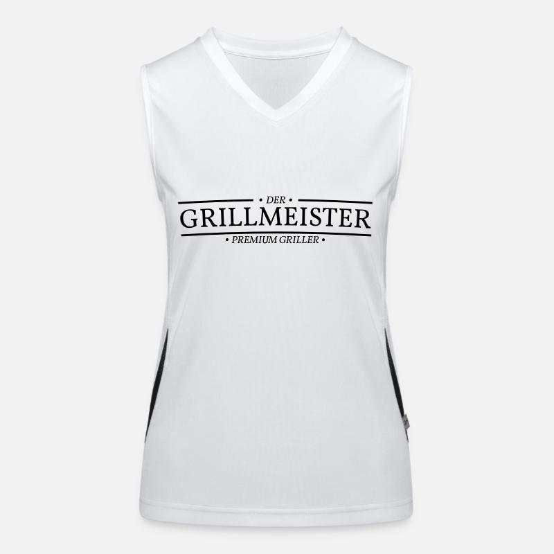 Grillmeister Funktionelles Kontrast-Tank Top für Frauen