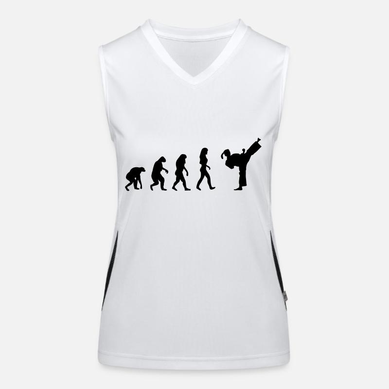 fight evolution frauen Funktionelles Kontrast-Tank Top für Frauen
