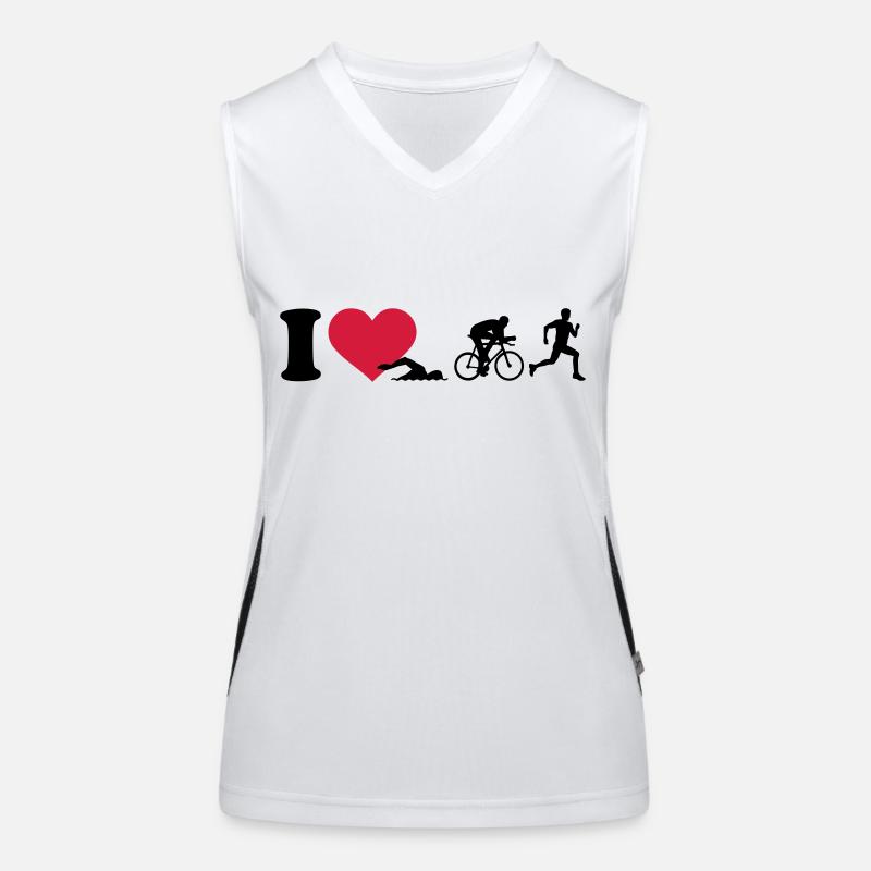 Triathlon Funktionelles Kontrast-Tank Top für Frauen
