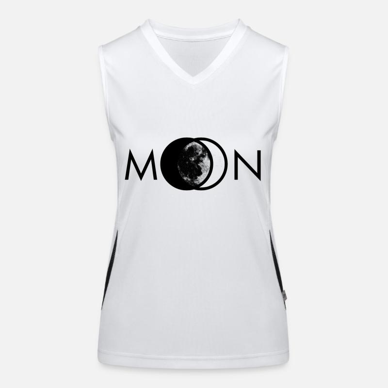 Moon Funktionelles Kontrast-Tank Top für Frauen
