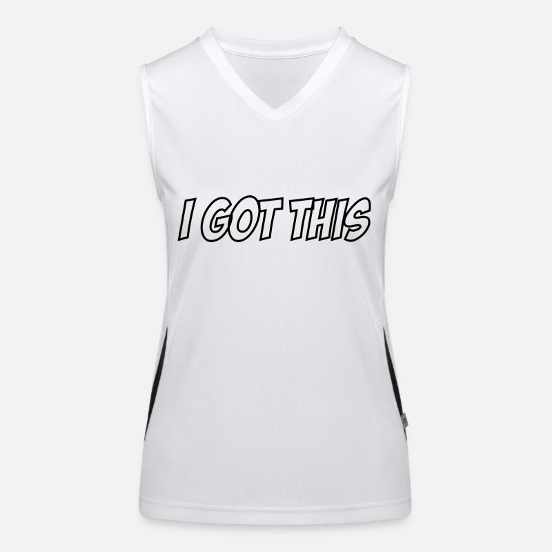 J’ai compris Débardeur respirant contrasté Femme