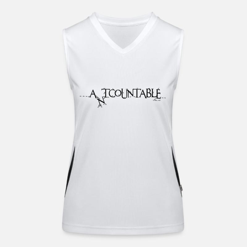 Ants Funktionelles Kontrast-Tank Top für Frauen