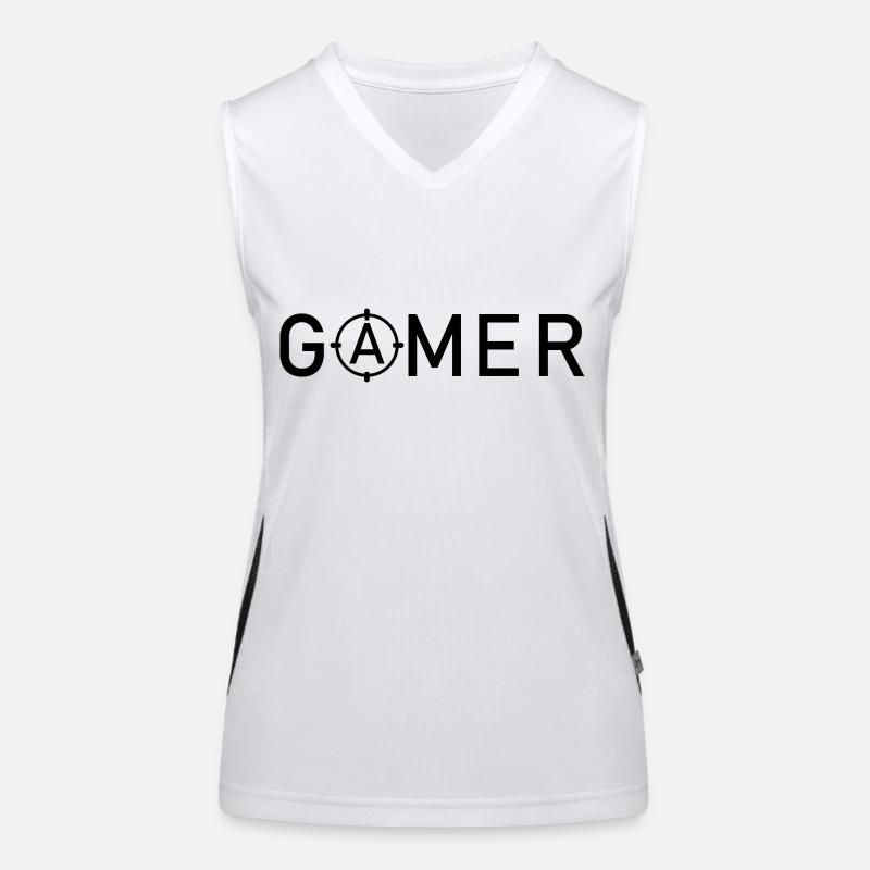 Jeu PC de jeu Débardeur respirant contrasté Femme