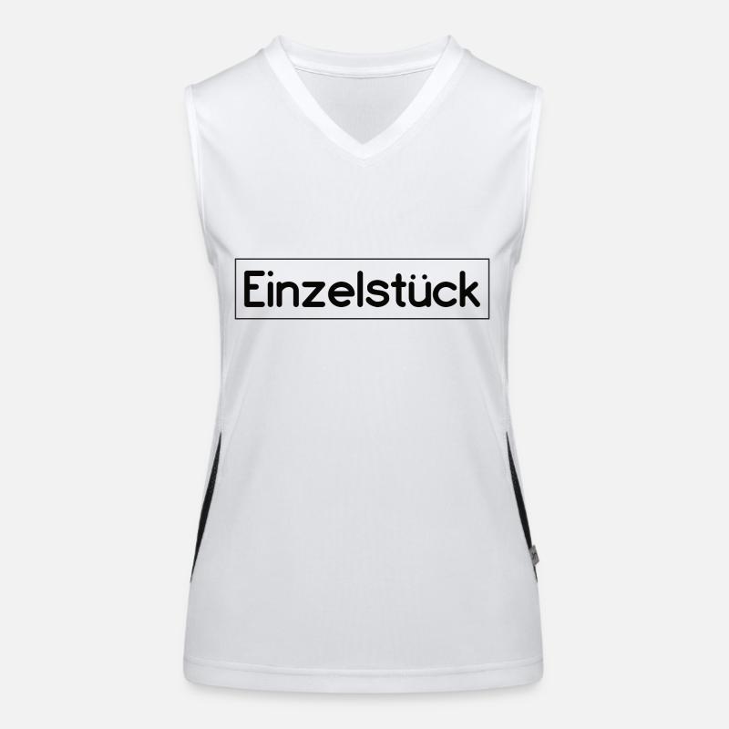 Einzelstück Spruch Design Funktionelles Kontrast-Tank Top für Frauen