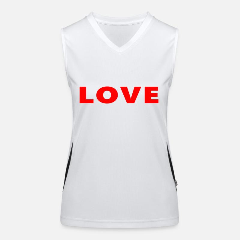 LOVE Débardeur respirant contrasté Femme