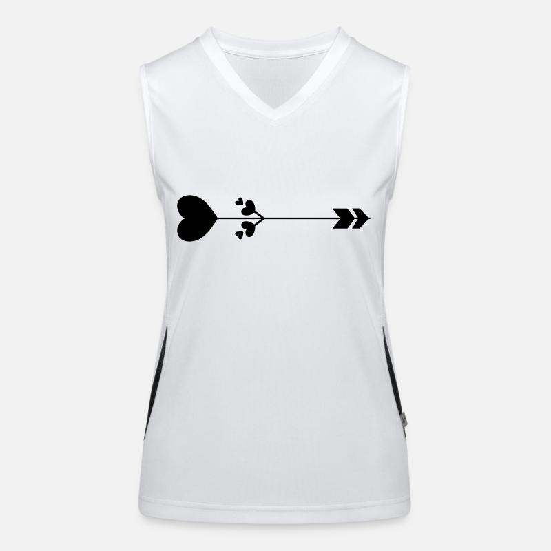 Heart Arrow Women's Functional Contrast Tank Top