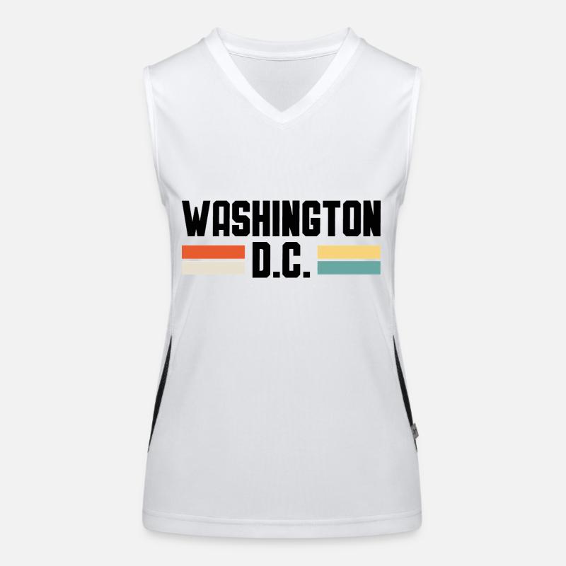 WASHINGTON DC Funktionelles Kontrast-Tank Top für Frauen