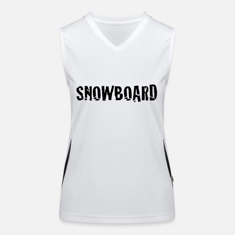 snowboard Women's Functional Contrast Tank Top