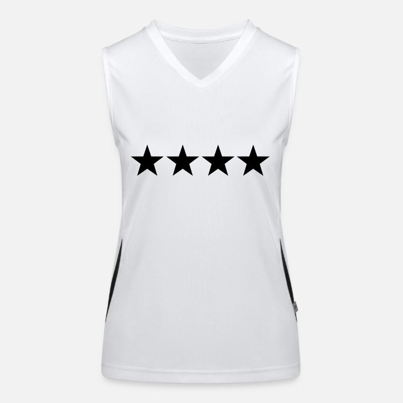 4 Star General Débardeur respirant contrasté Femme