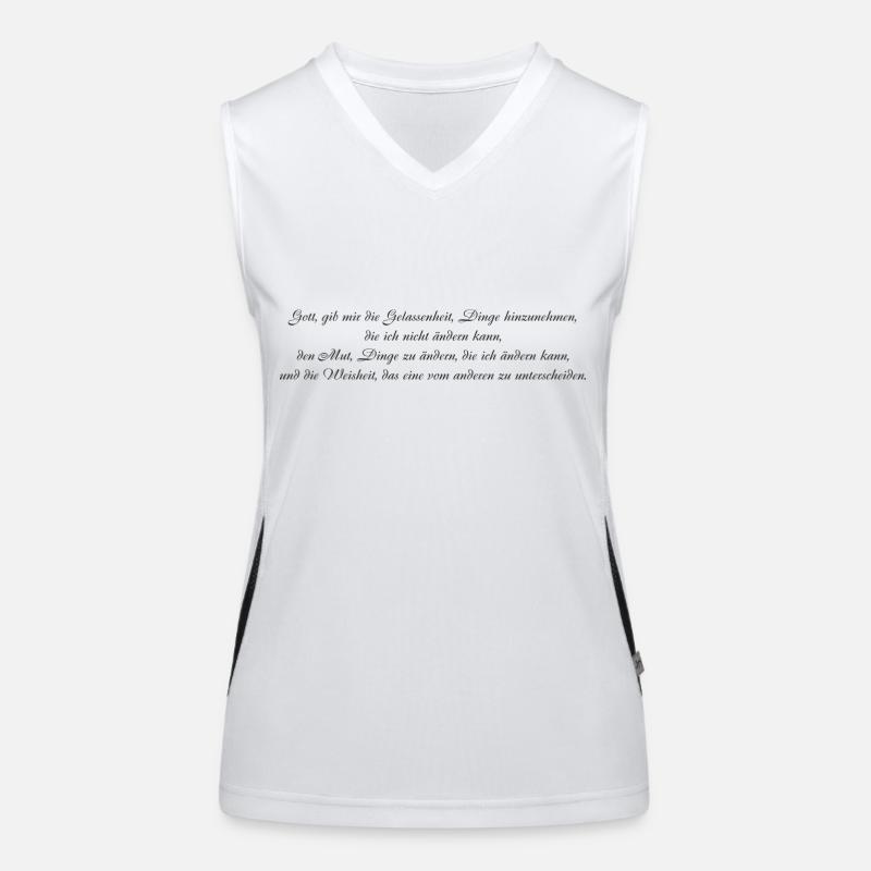 Mit motto Funktionel kontrast tanktop til damer