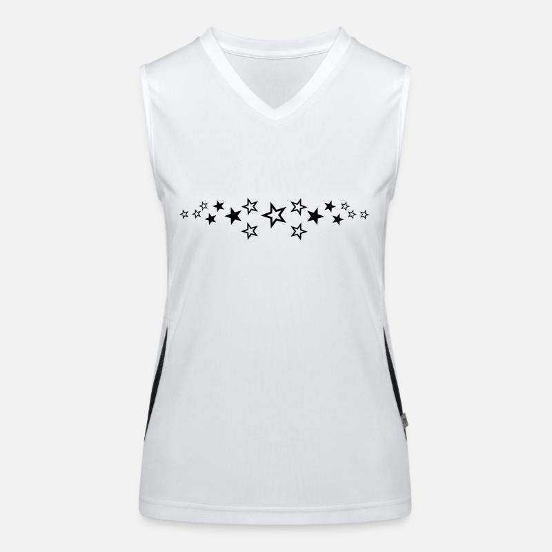stars Women's Functional Contrast Tank Top