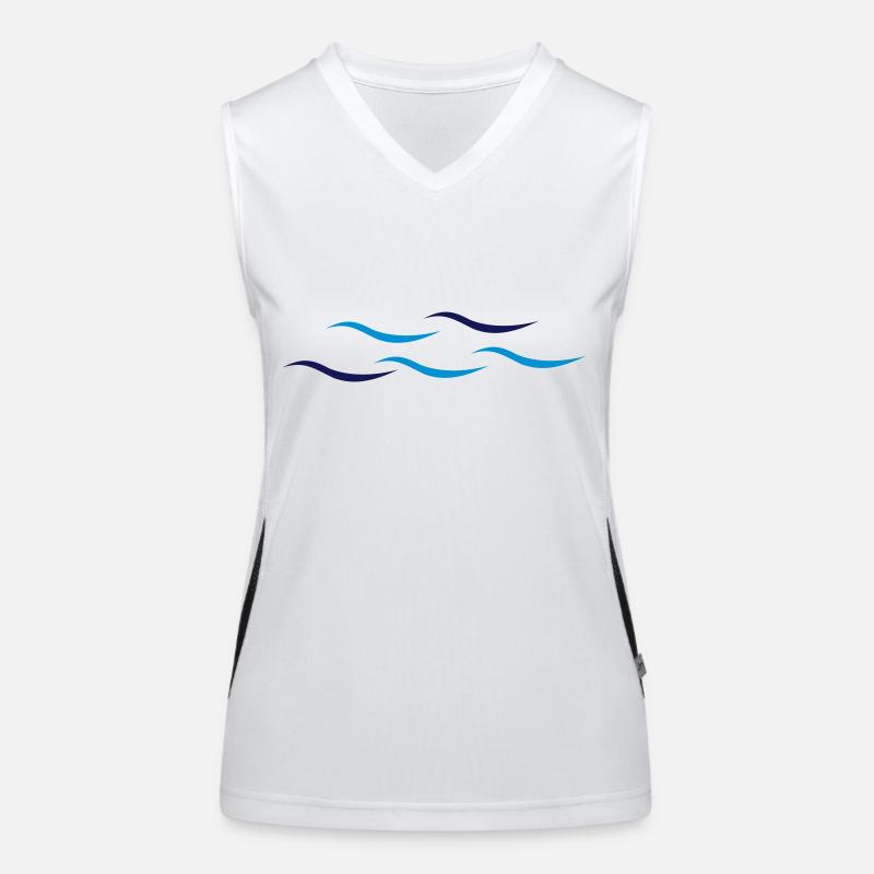 Waves Women's Functional Contrast Tank Top