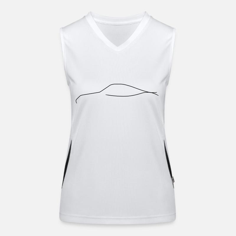 Auto Funktionelles Kontrast-Tank Top für Frauen