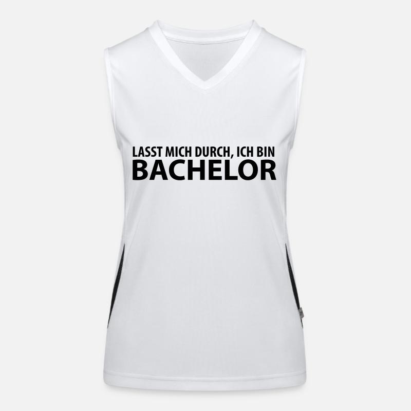 lasst mich durch, ich bin bachelor Funktionelles Kontrast-Tank Top für Frauen