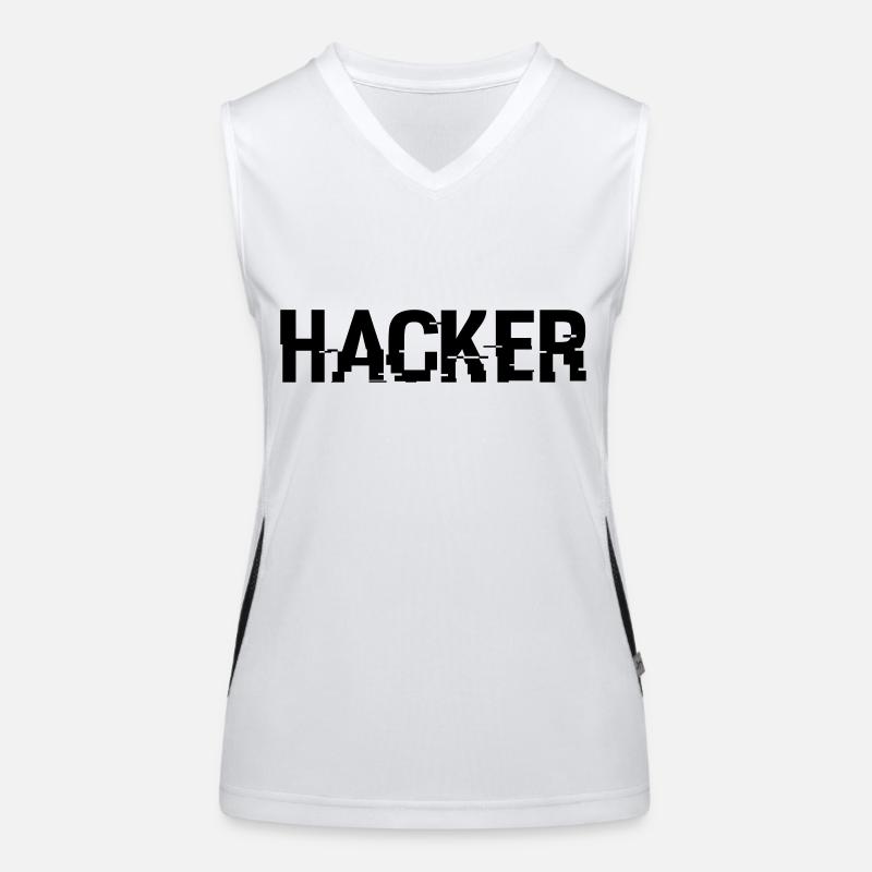 Hacker Funktionelles Kontrast-Tank Top für Frauen
