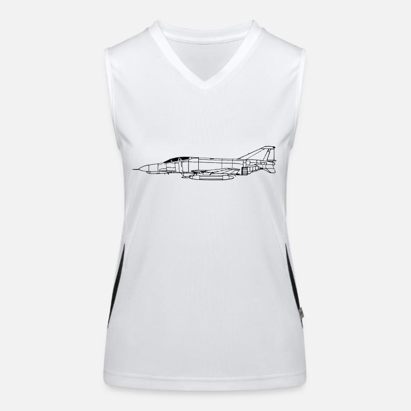 phantom_vec_1 de Funktionelles Kontrast-Tank Top für Frauen