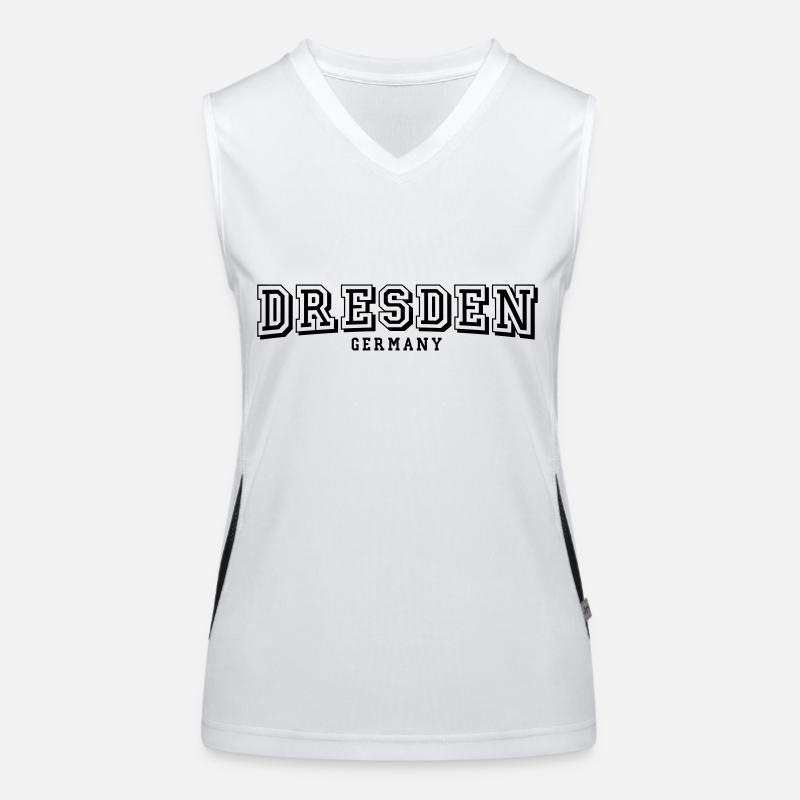 Dresde Débardeur respirant contrasté Femme