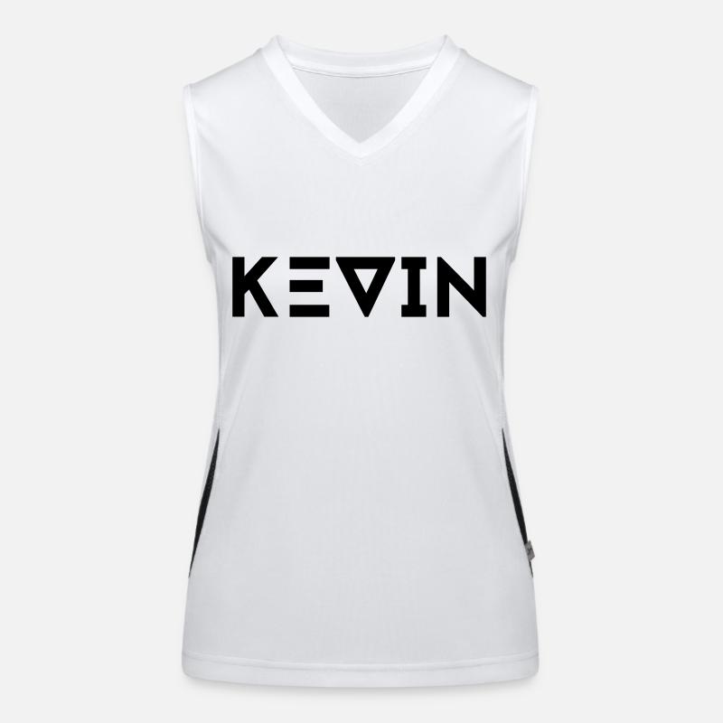 First name Kevin Women's Functional Contrast Tank Top