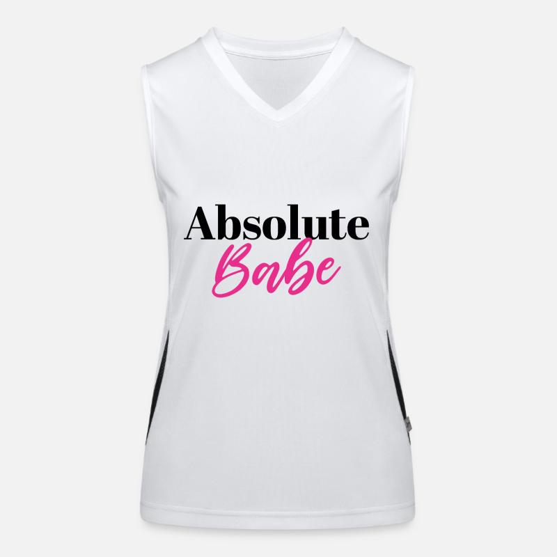 Absolutes Babe Funktionelles Kontrast-Tank Top für Frauen