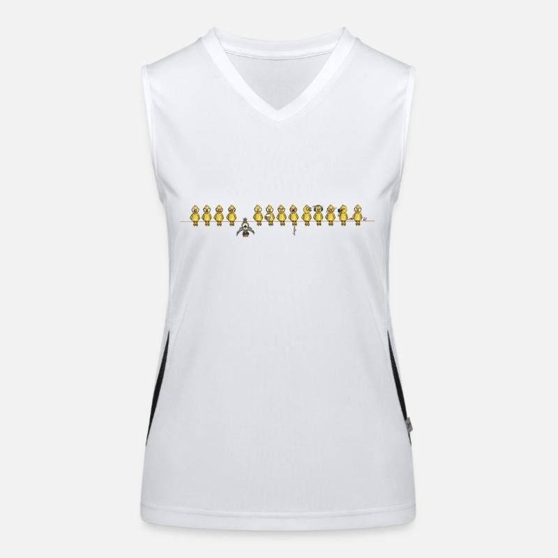 Bat birds Women's Functional Contrast Tank Top