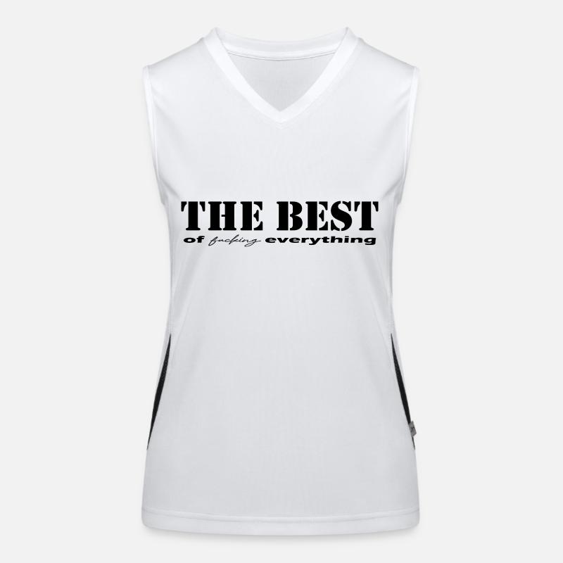 the best of everything black Women's Functional Contrast Tank Top
