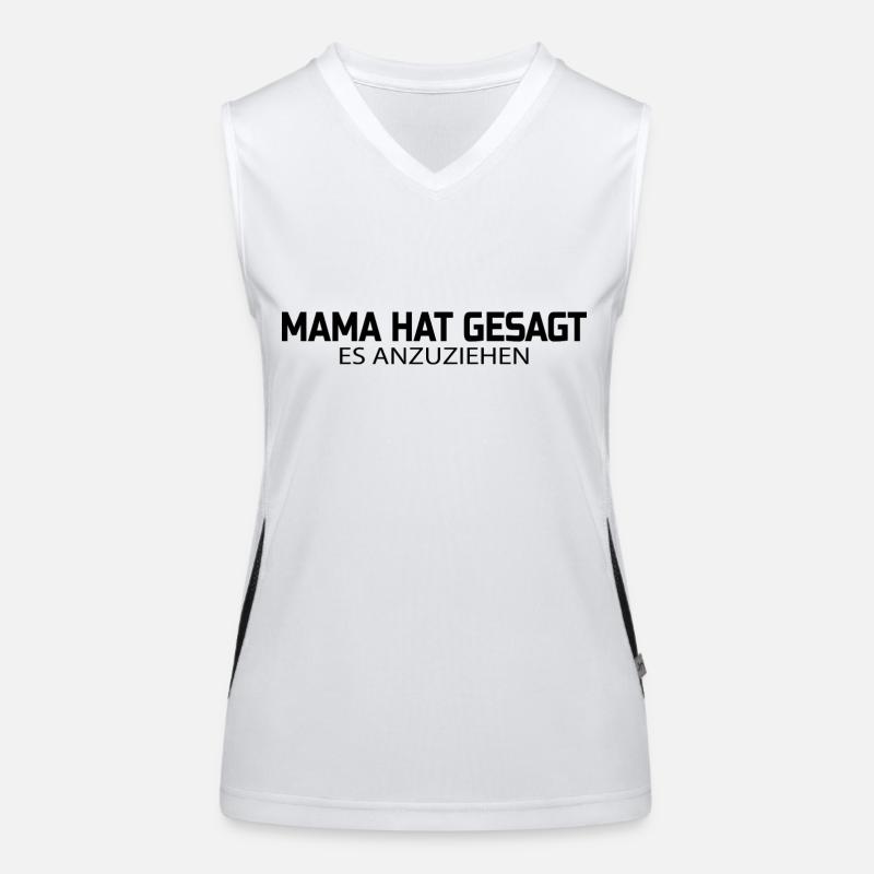 Warm eingepackt: Mamas modischer Rat Funktionelles Kontrast-Tank Top für Frauen