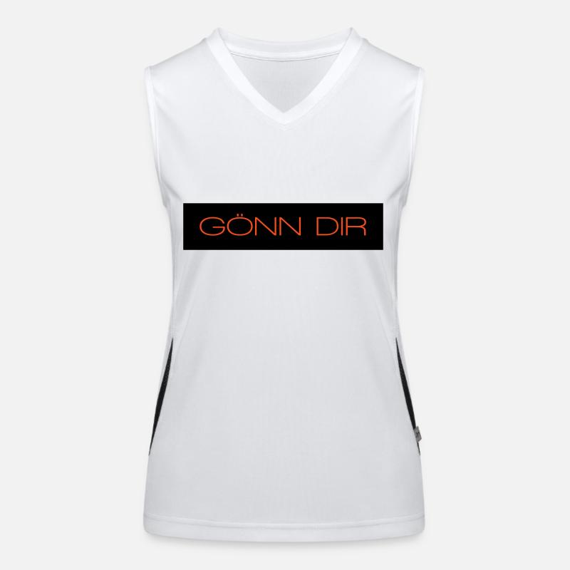 Goenn dir - 2 couleurs Débardeur respirant contrasté Femme