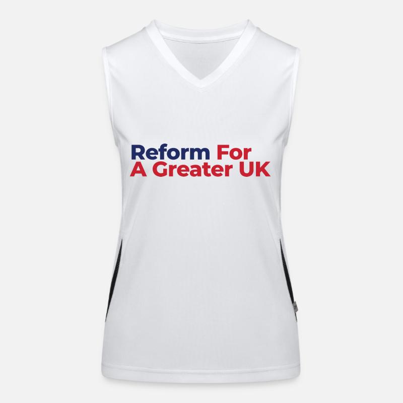 Reform For A Greater UK Women's Functional Contrast Tank Top