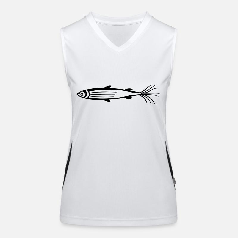 poisson Débardeur respirant contrasté Femme