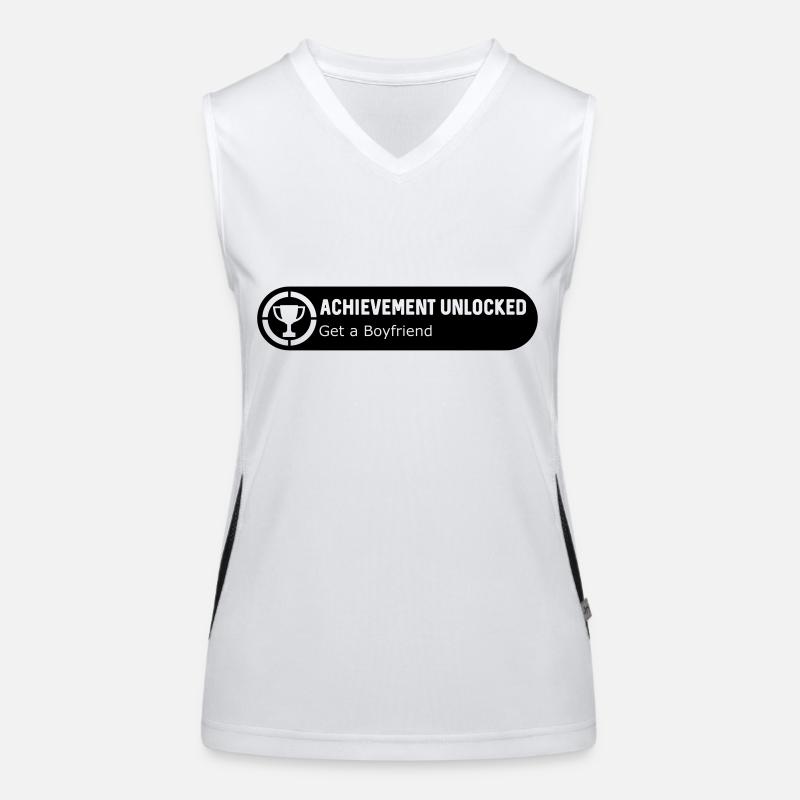 Get a Boyfriend Funktionelles Kontrast-Tank Top für Frauen