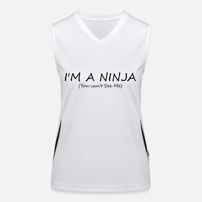 I'm a Ninja Funktionelles Kontrast-Tank Top für Frauen