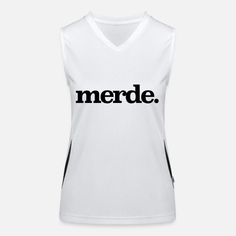 merde Débardeur respirant contrasté Femme