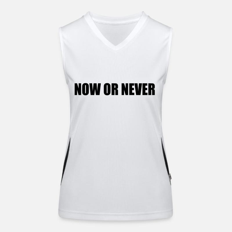 Now or never Women's Functional Contrast Tank Top