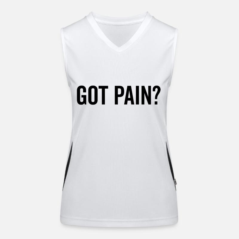 Vous avez mal ? Débardeur respirant contrasté Femme