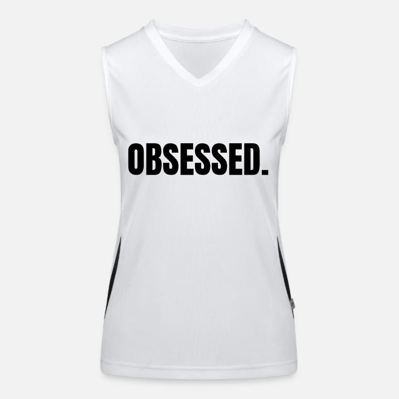 OBSESSED | Motivation gift idea Women's Functional Contrast Tank Top